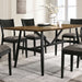 Oberwil 7 Pc Dining Table Set - Visions in Furniture (La Mirada, CA)