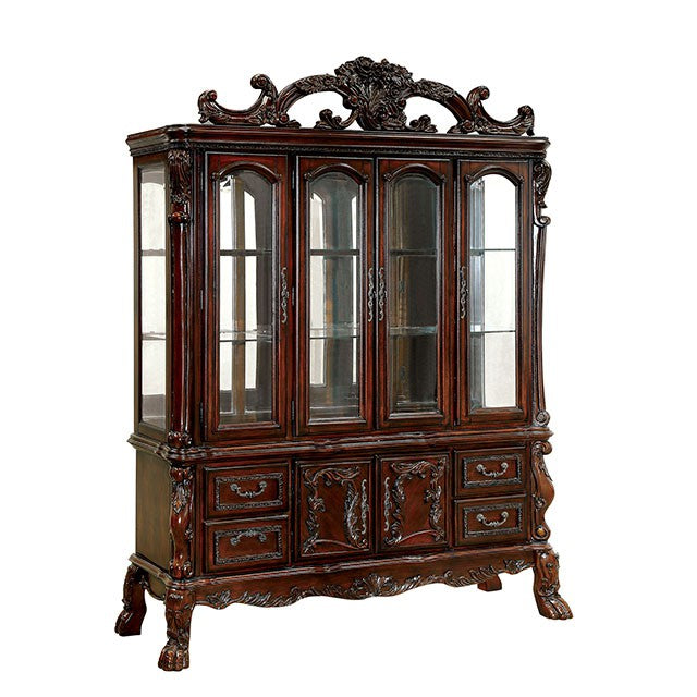 MEDIEVE Cherry Dining Table, Cherry - Visions in Furniture (La Mirada, CA)