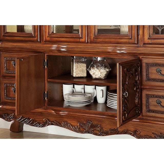 Medieve Antique Oak Hutch & Buffet - Visions in Furniture (La Mirada, CA)