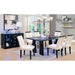Luminar 7 Pc Dining Table Set - Visions in Furniture (La Mirada, CA)