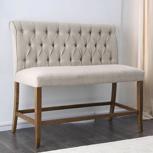 Sania Counter Ht. Bench - Visions in Furniture (La Mirada, CA)