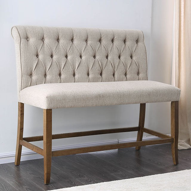 Sania Counter Ht. Bench - Visions in Furniture (La Mirada, CA)
