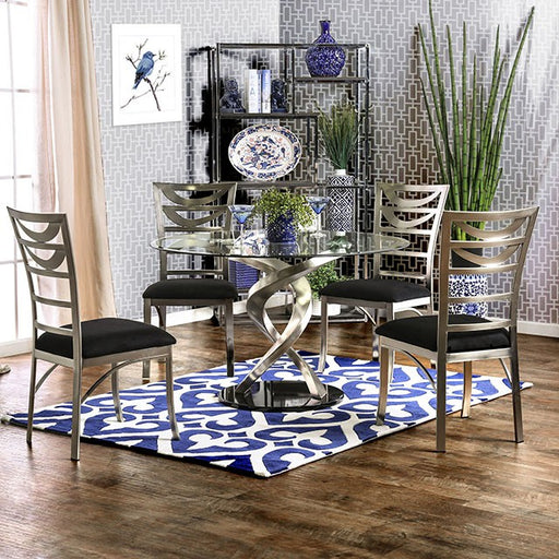 Roxo 5 Pc Dining Table Set - Visions in Furniture (La Mirada, CA)