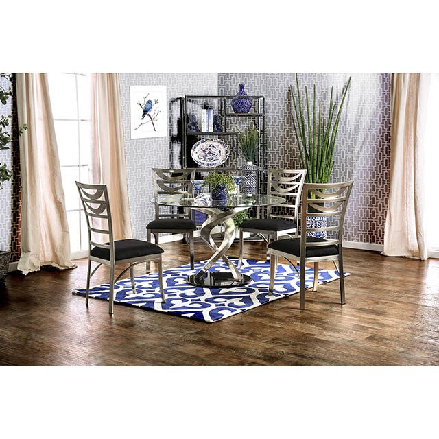 Roxo 5 Pc Dining Table Set - Visions in Furniture (La Mirada, CA)