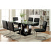 Lodia 7 Pc Dining Table Set Black - Visions in Furniture (La Mirada, CA)