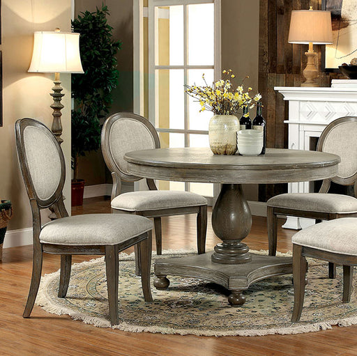 Kathryn 5 Pc Dining Table Set Rustic - Visions in Furniture (La Mirada, CA)