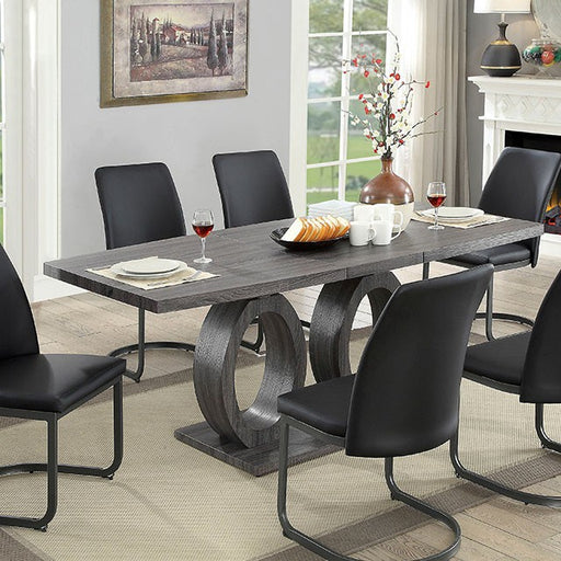 Saskia 7 Pc Dining Table Set - Visions in Furniture (La Mirada, CA)