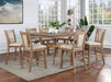Upminster 7 Pc Counter Ht Table Set - Visions in Furniture (La Mirada, CA)