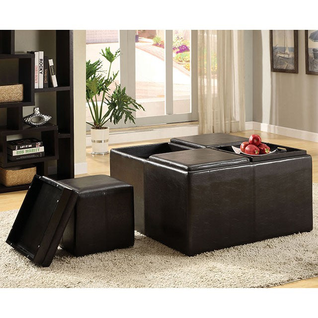 Holloway Nested Ottoman - Visions in Furniture (La Mirada, CA)