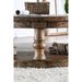 Mika Antique Oak End Table - Visions in Furniture (La Mirada, CA)