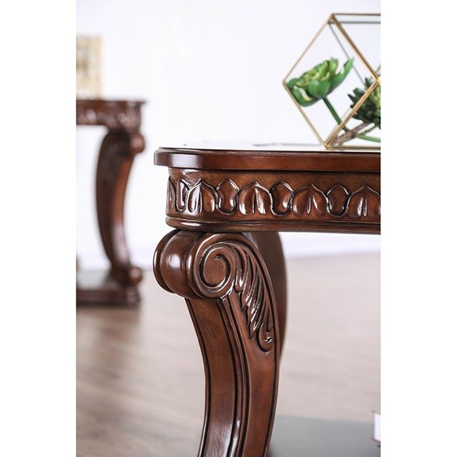Walworth Dark Oak End Table - Visions in Furniture (La Mirada, CA)