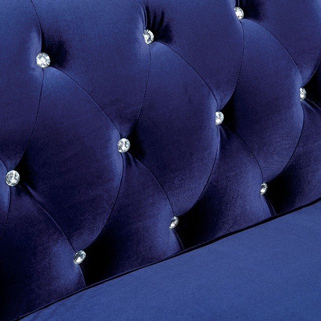 Jolanda Chair Blue & Grey - Visions in Furniture (La Mirada, CA)