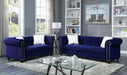 Giacomo Chair Black & Blue - Visions in Furniture (La Mirada, CA)