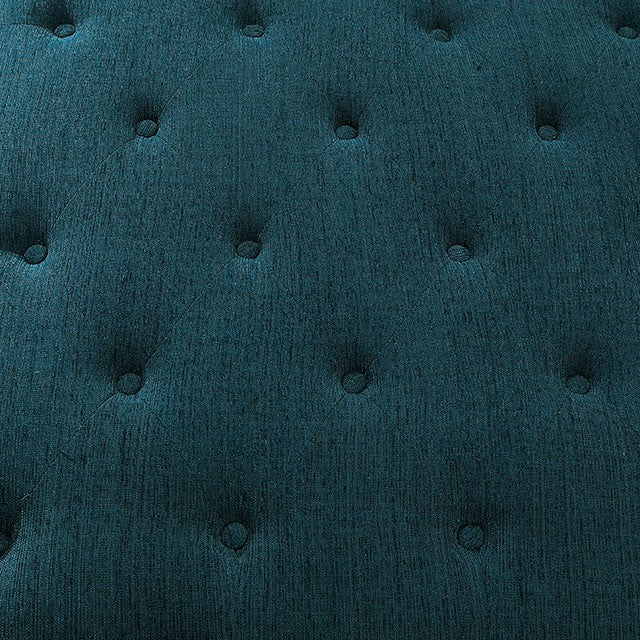 Stanford Armless Chair Teal - Visions in Furniture (La Mirada, CA)