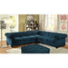 Stanford Armless Chair Teal - Visions in Furniture (La Mirada, CA)