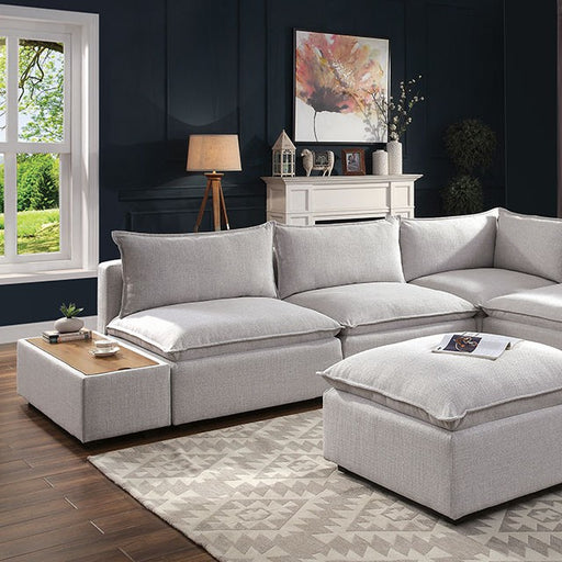 Arlene Sectional White - Visions in Furniture (La Mirada, CA)