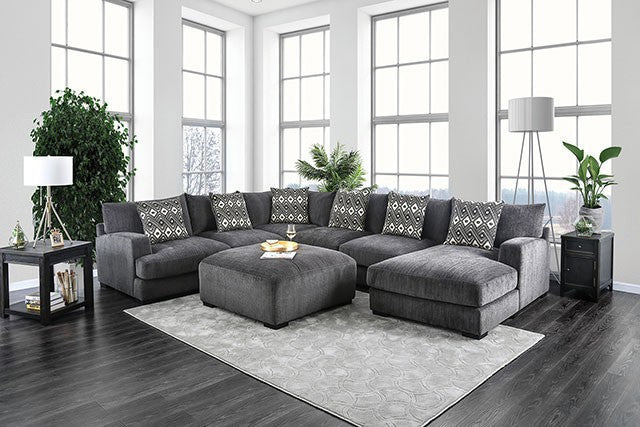 Kaylee U-Sectional w/ Right Chaise - Visions in Furniture (La Mirada, CA)