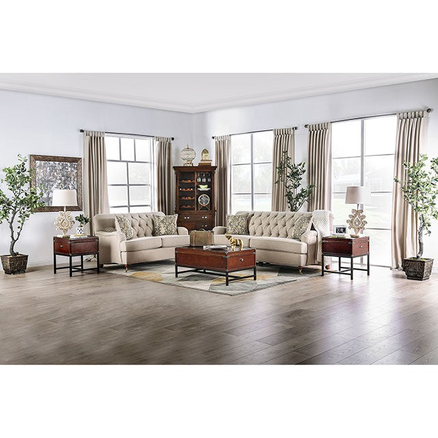 Laney Sofa Beige - Visions in Furniture (La Mirada, CA)