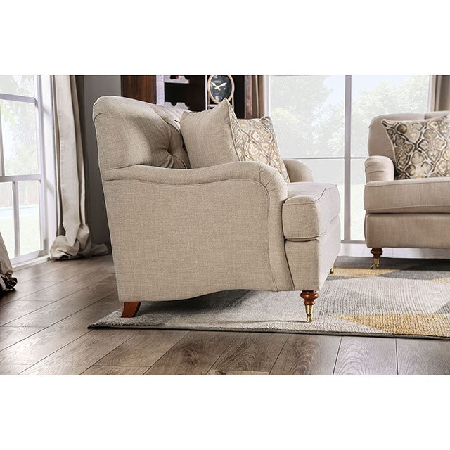 Laney Sofa Beige - Visions in Furniture (La Mirada, CA)