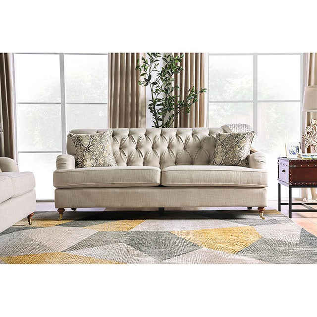 Laney Sofa Beige - Visions in Furniture (La Mirada, CA)