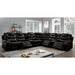 Mariah Power Sectional w/ Recliner Brown - Visions in Furniture (La Mirada, CA)