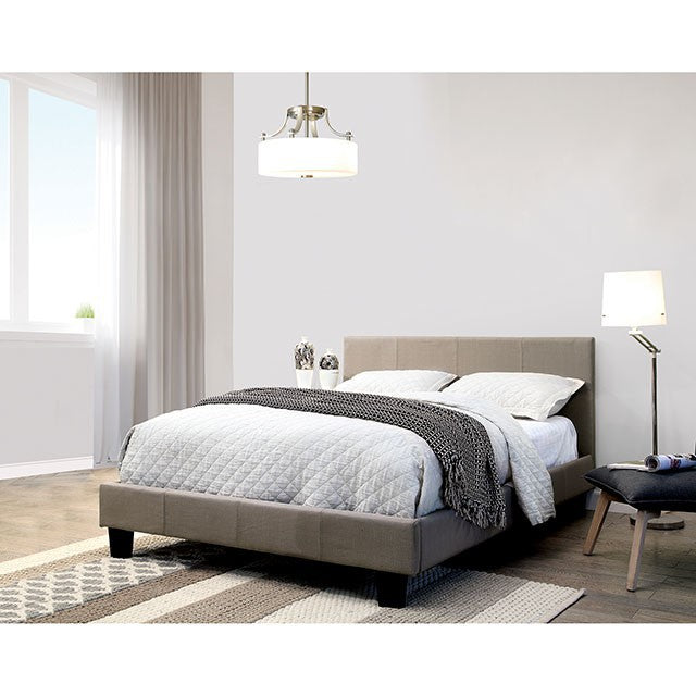 Sims Bed Grey & Black - Visions in Furniture (La Mirada, CA)
