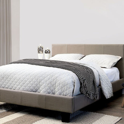 Sims Bed Grey & Black - Visions in Furniture (La Mirada, CA)