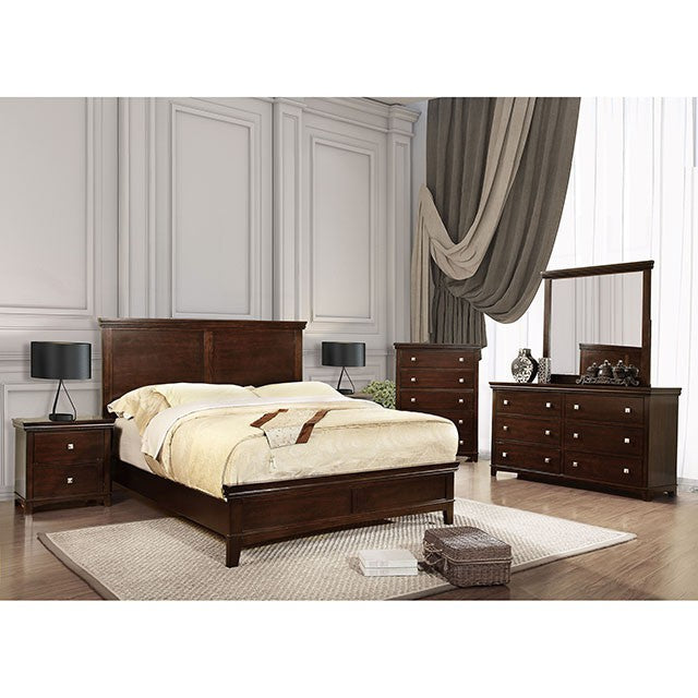 Spruce Bed Chrome & Expresso - Visions in Furniture (La Mirada, CA)