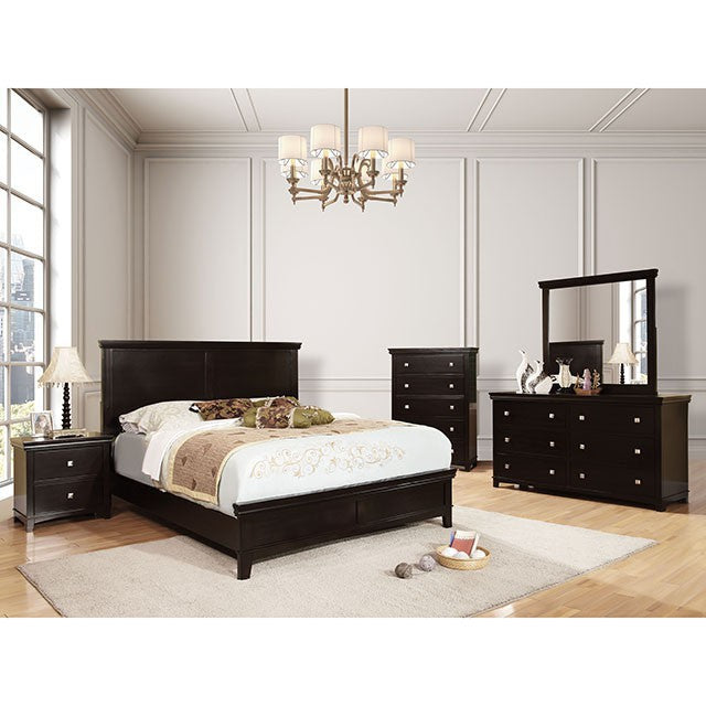 Spruce Bed Chrome & Expresso - Visions in Furniture (La Mirada, CA)