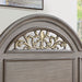 Syracuse Bed Cherry & Grey - Visions in Furniture (La Mirada, CA)