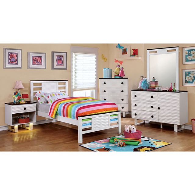 Meredith Night Stand w/ USB Outlet - Visions in Furniture (La Mirada, CA)