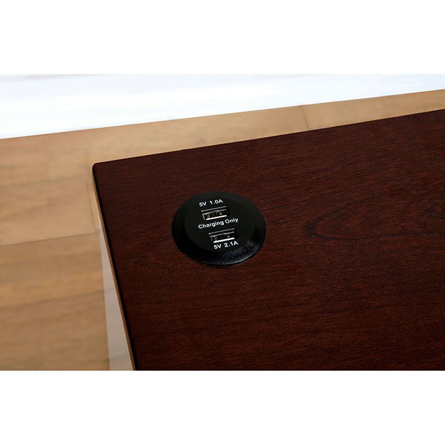 Meredith Night Stand w/ USB Outlet - Visions in Furniture (La Mirada, CA)