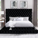 Stefania Bed Grey & Queen - Visions in Furniture (La Mirada, CA)