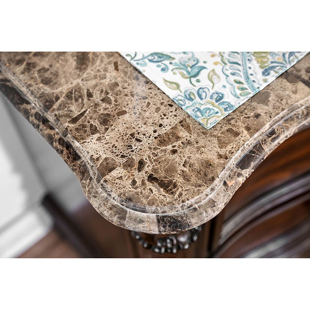Menodora Brown Cherry Night Stand - Visions in Furniture (La Mirada, CA)