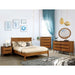 Lennart Bed Oak, Black, Gray, & White - Visions in Furniture (La Mirada, CA)