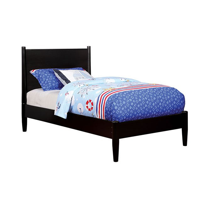 Lennart Bed Oak, Black, Gray, & White - Visions in Furniture (La Mirada, CA)