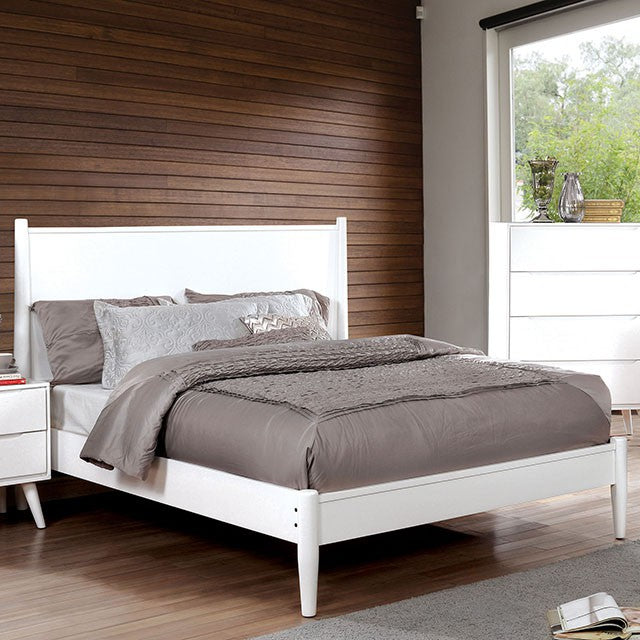 Lennart Bed Oak, Black, Gray, & White - Visions in Furniture (La Mirada, CA)