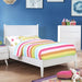 Lennart Bed Oak, Black, Gray, & White - Visions in Furniture (La Mirada, CA)
