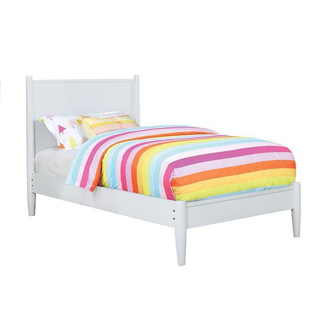 Lennart Bed Oak, Black, Gray, & White - Visions in Furniture (La Mirada, CA)