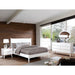 Lennart Bed Oak, Black, Gray, & White - Visions in Furniture (La Mirada, CA)