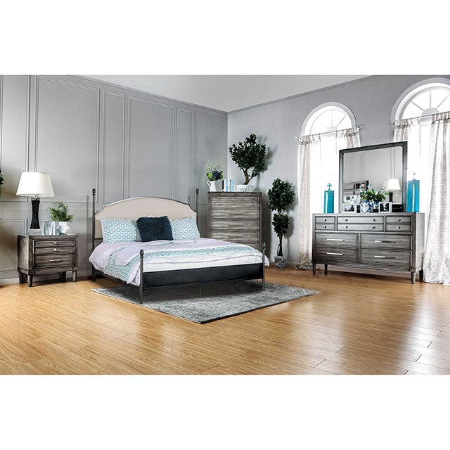 Sinead E.King Bed Black - Visions in Furniture (La Mirada, CA)