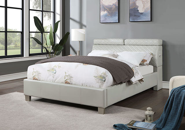 Muttenz E.King & Queen Bed - Visions in Furniture (La Mirada, CA)