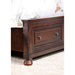 Wells Queen Bed Chrome - Visions in Furniture (La Mirada, CA)