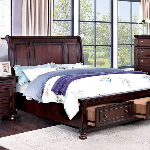 Wells Queen Bed Chrome - Visions in Furniture (La Mirada, CA)