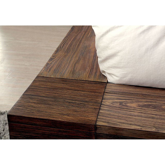 Janeiro Bed Brown & Grey - Visions in Furniture (La Mirada, CA)