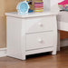 Marlee White Night Stand - Visions in Furniture (La Mirada, CA)