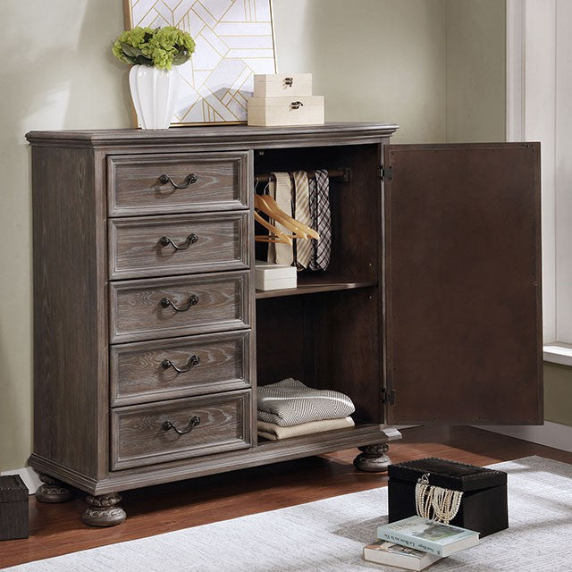 Lysandra Armoire Brown - Visions in Furniture (La Mirada, CA)