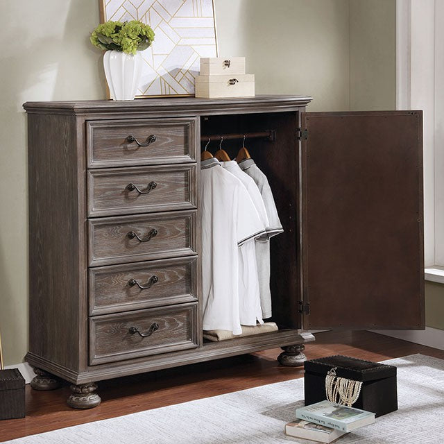 Lysandra Armoire Brown - Visions in Furniture (La Mirada, CA)