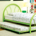 Rainbow Full Bed Black, White, Silver, Black, & Green - Visions in Furniture (La Mirada, CA)