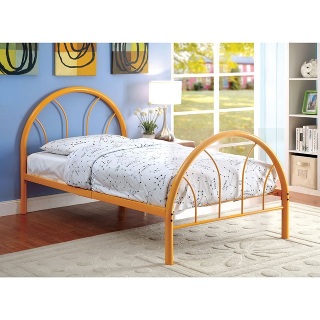 Rainbow Full Bed Black, White, Silver, Black, & Green - Visions in Furniture (La Mirada, CA)